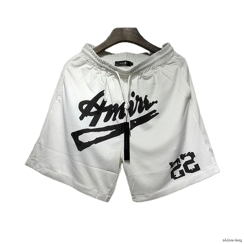 AMIRI Graffiti Street Style White Shorts