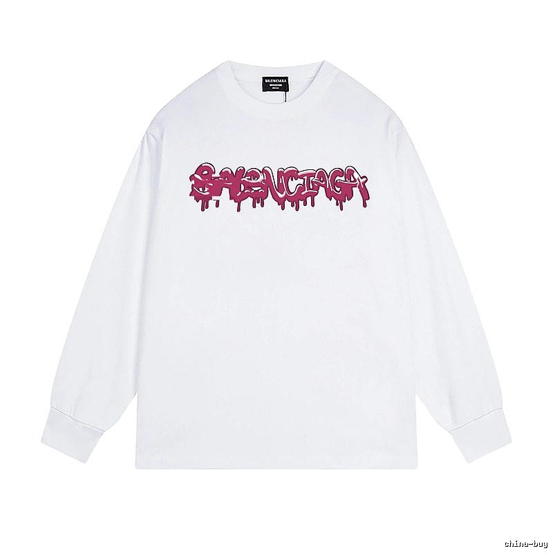 Balenciaga graffiti-style white T-shirt