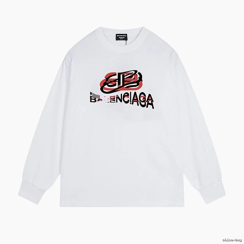 Balenciaga letter white sweatshirt