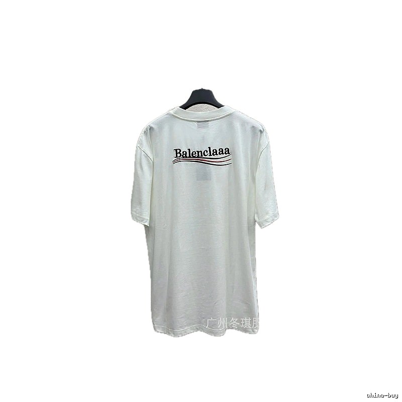 Balenciaga minimalist style white T-shirt
