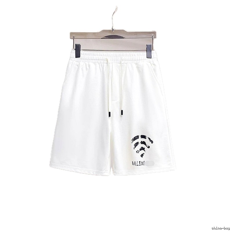 Balenciaga WiFi Printed Street Style White Shorts