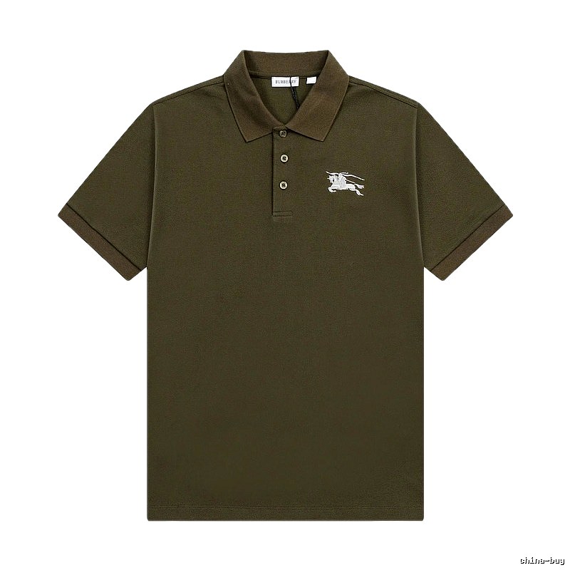 Burberry's retro-style polo shirt with the knight logo