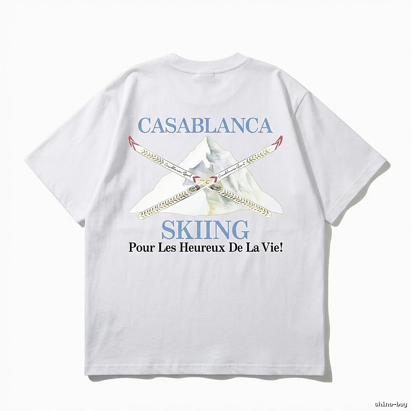 Casablanca Ski Style White T-shirt