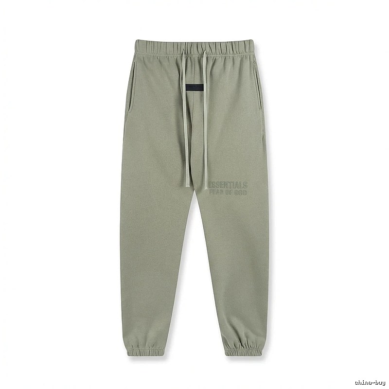 ESSENTIALS Basic Casual Khaki Pants