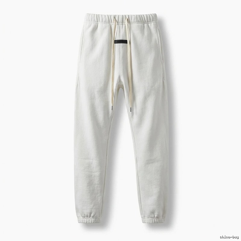 ESSENTIALS Basic Casual White Sweatpants
