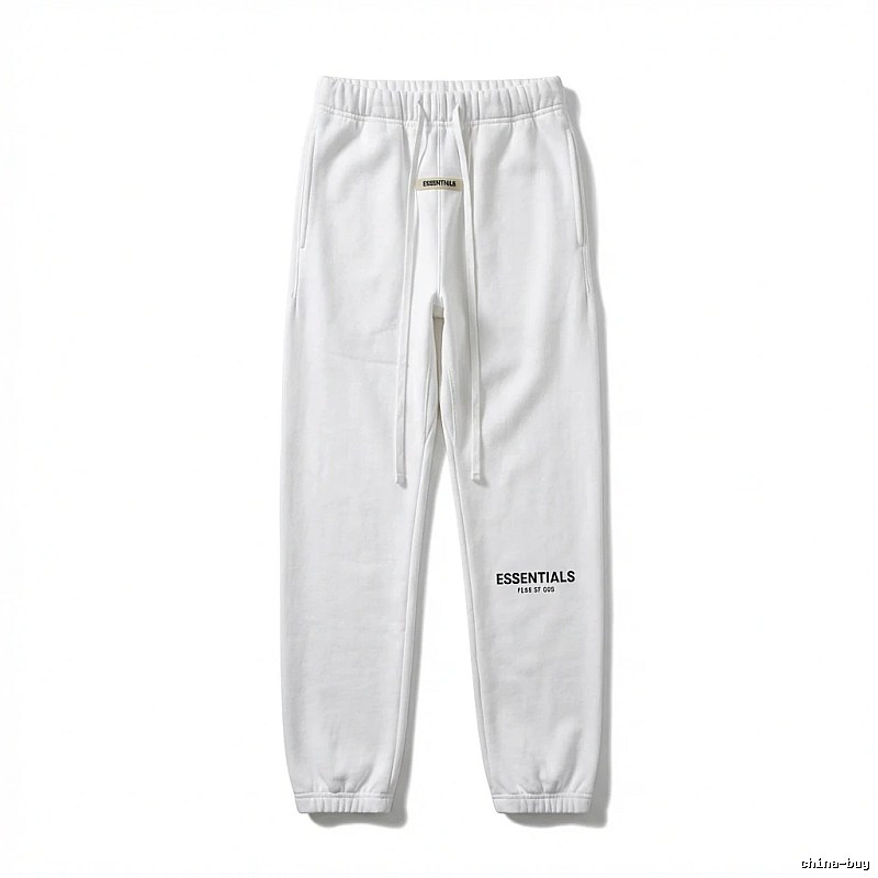 ESSENTIALS Simple Style White Sweatpants