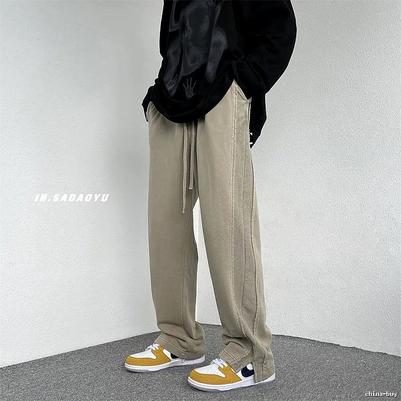 Fear of God Classic Wide-leg sweatpants Light Beige Relaxed for Daily Styling