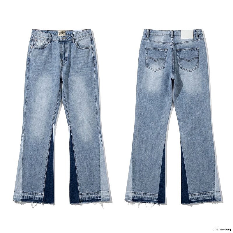 Gallery Dept. distressed light blue jeans