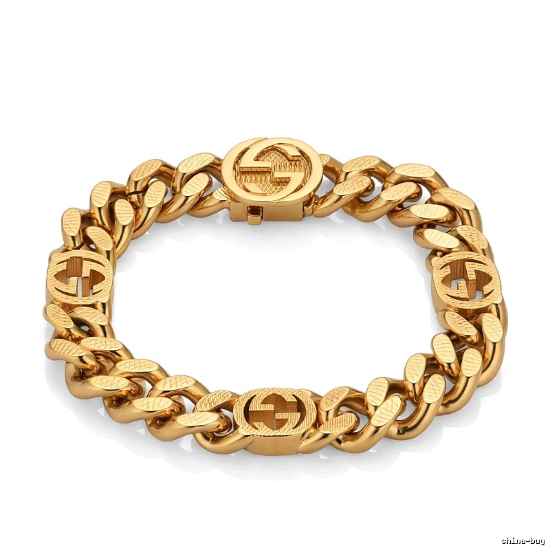 Gucci golden retro-style bracelet