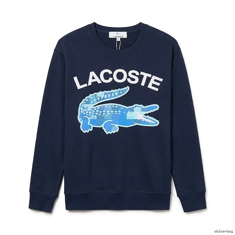 Lacoste Classic Style Fashion Navy Blue Sweatshirt