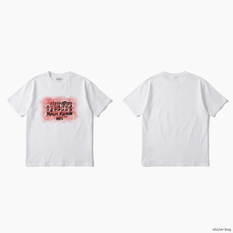 Maison Margiela white T-shirt with digital print