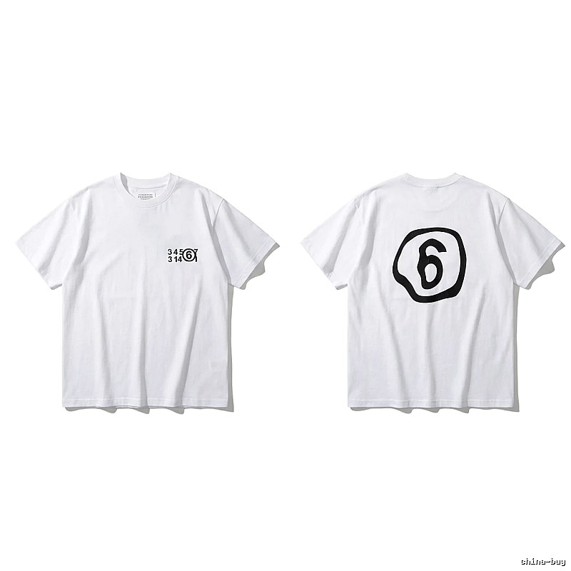 Maison Margiela white T-shirt with digital printing