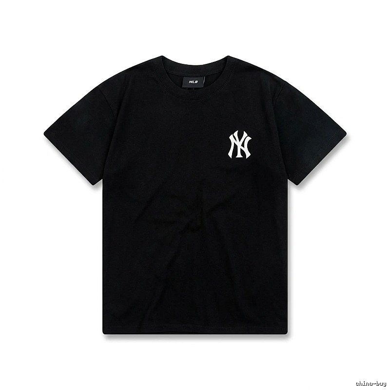 MLB classic simple style black T-shirt