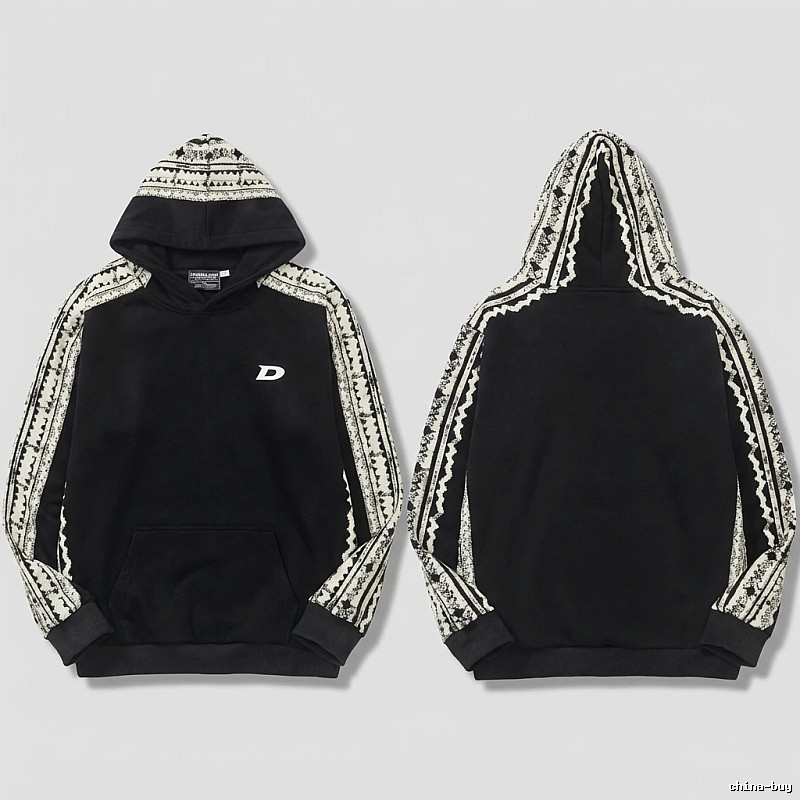 MLB retro style black hoodie