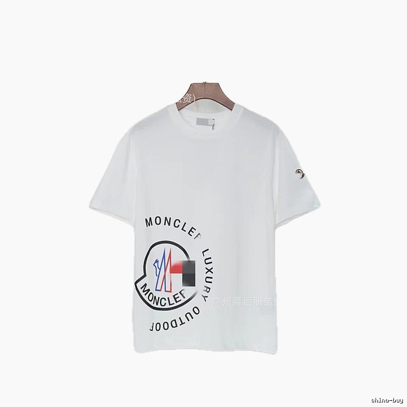 Moncler Outdoor Casual Style White Short-sleeve T-shirt