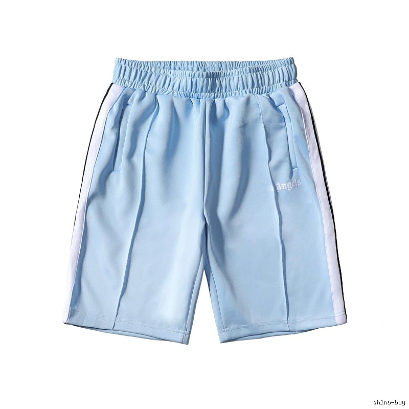 Palm Angels Travel Track shorts Black Side Stripe with Modern Look