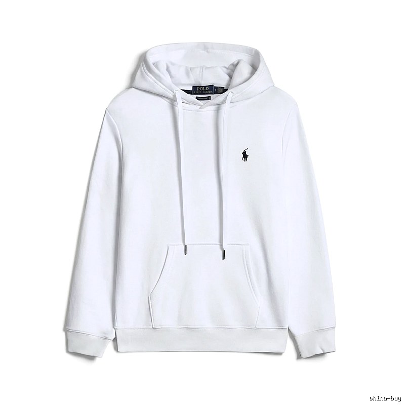 Ralph Lauren Polo white hooded sweatshirt