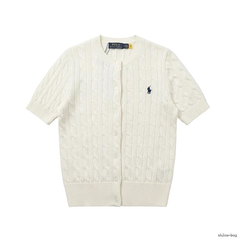 Ralph Lauren Polo white knitted cardigan