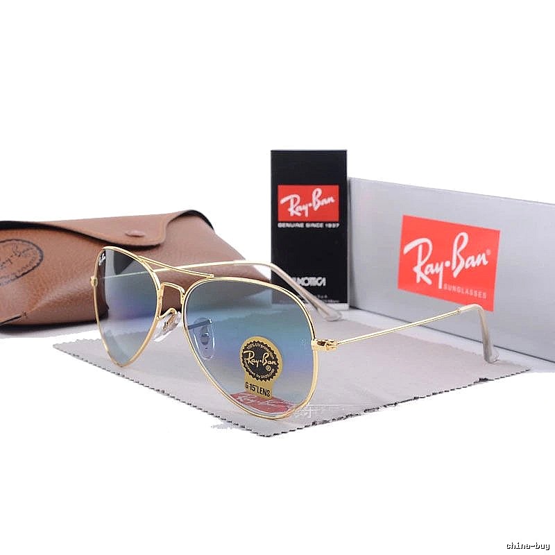 Ray-Ban Resort Aviator sunglasses Gold Tone Sunglasses with Premium Look