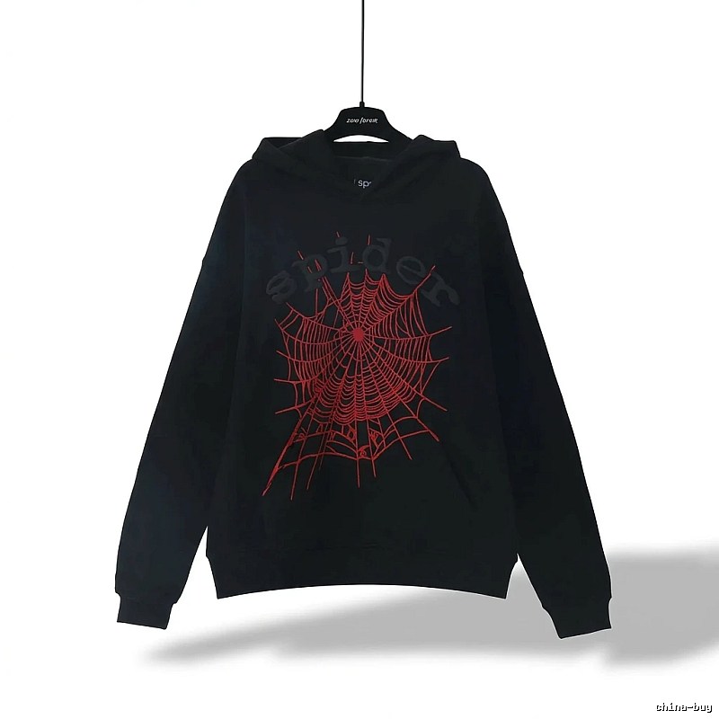 Sp5der Spider Web Trendy Cool Black Sweatshirt