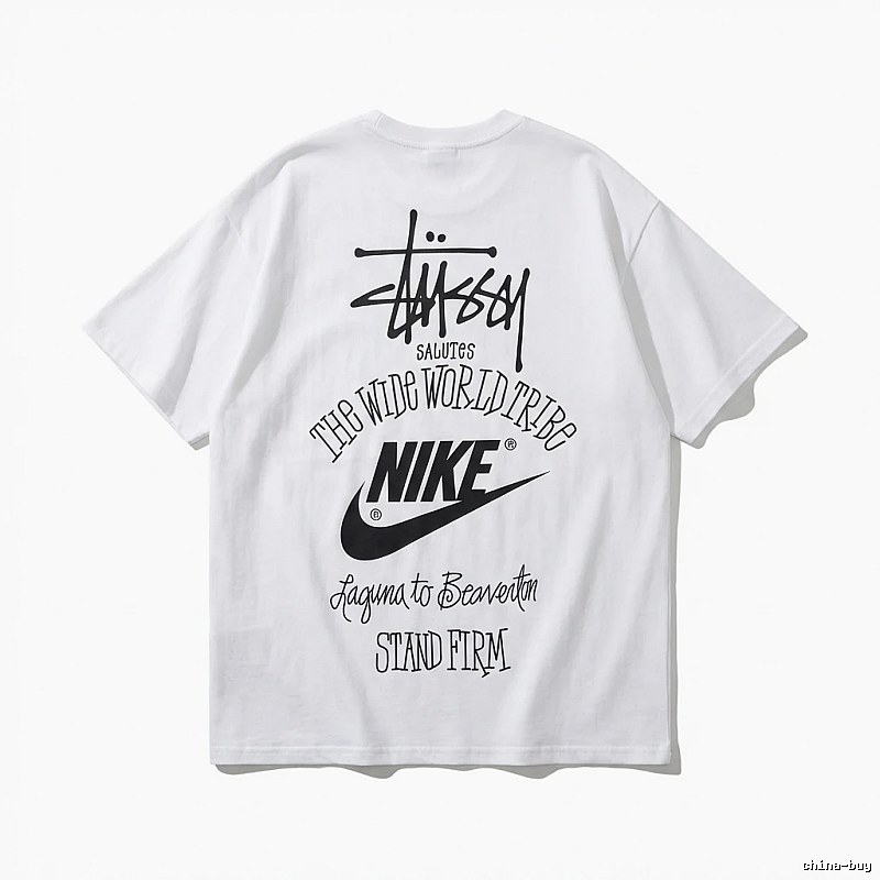 Stussy Co-branded Simple White T-shirt