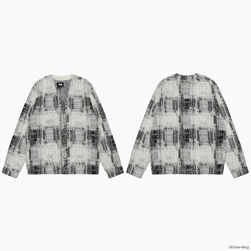 Stussy Gray Swirl Graphic SweatShirt Gift Ready