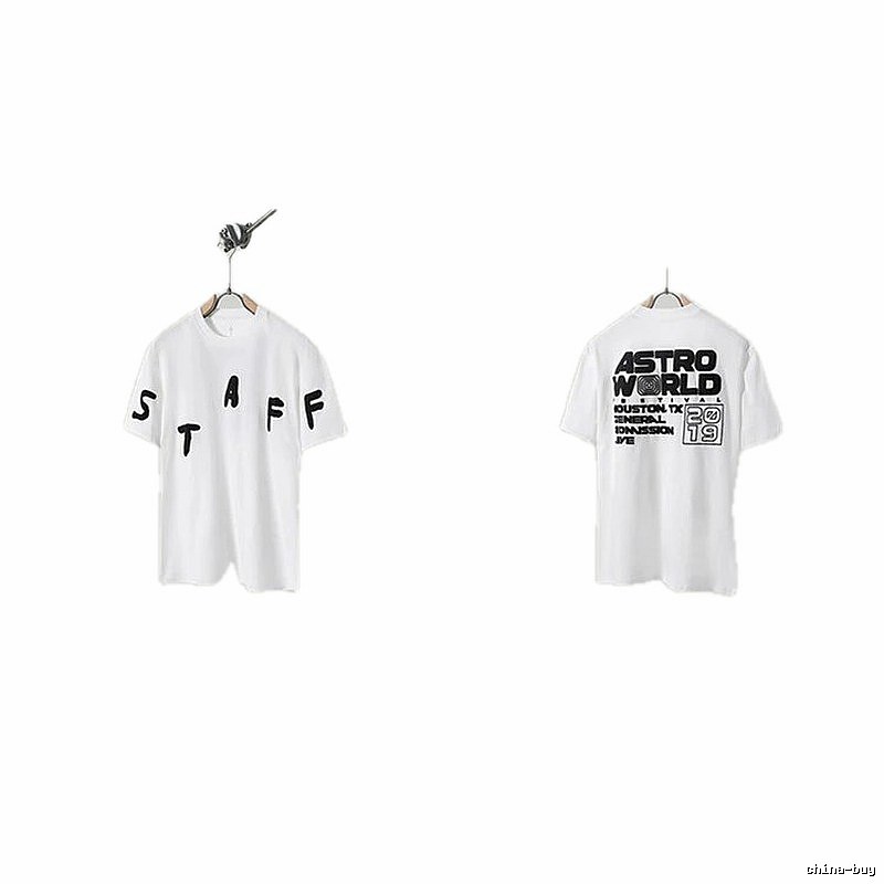 Travis Scott AstroWorld Street Style White T-Shirt