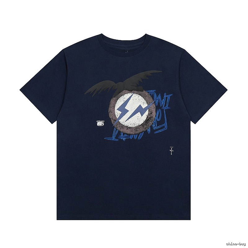 Travis Scott Compact Graphic T-shirt Brown Travis Scott for Smart Casual Looks