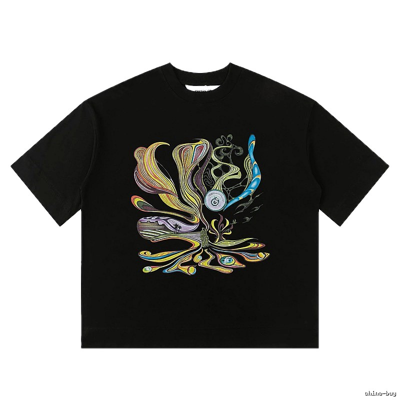Abstract-style Black T-shirt of House of Errors