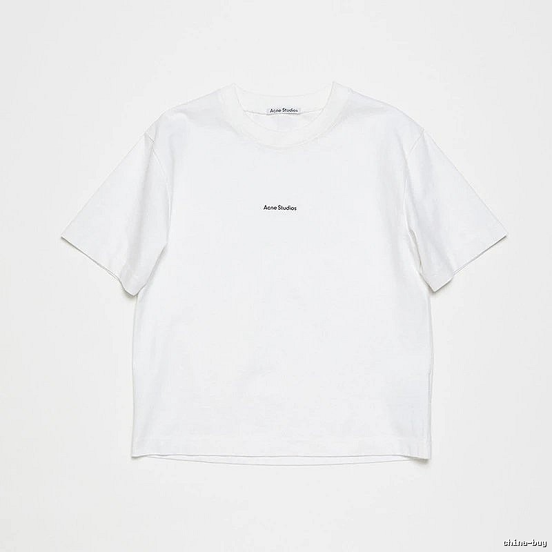 Acne Studios 2090-80 White Style Ac908042 Stockholm Logo T-Shirt Statement Graphic