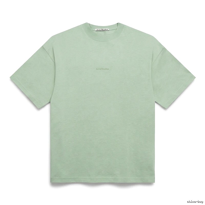 Acne Studios minimalist style light green T-shirt