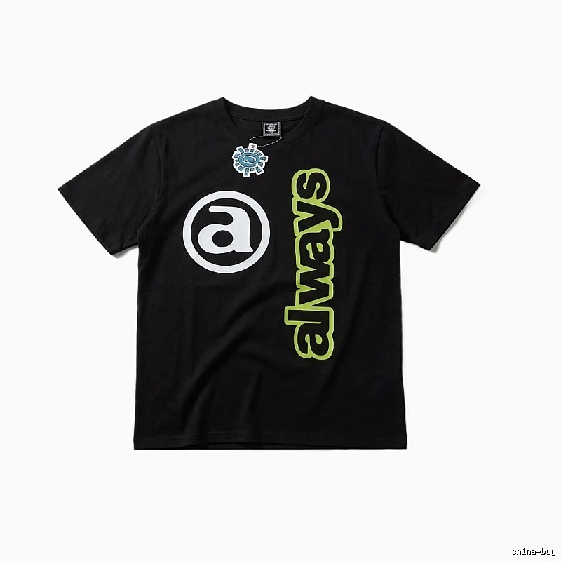 ADWYSD Letter Printing Short-sleeve Shirt