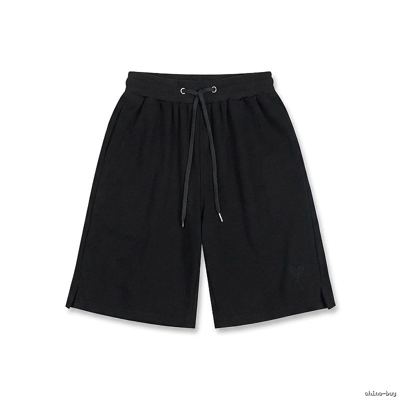 AMI casual style black shorts