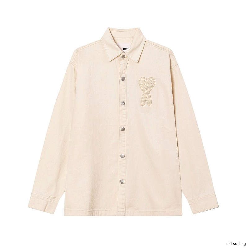AMI Embroidered Love Style Shirt