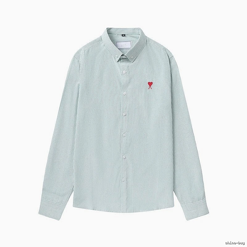 AMI Heart - Shaped Stripe Shirt