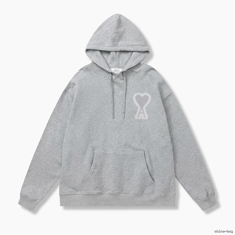 AMI Love Series Grey Hoodie