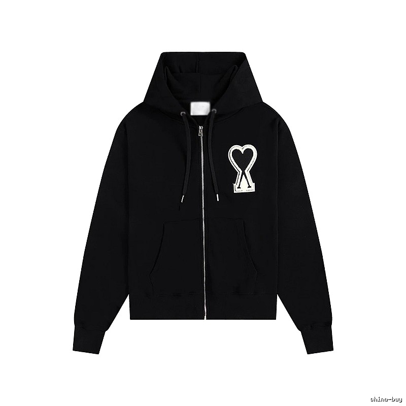 AMI Love Trendy and Cool Black Sweatshirt