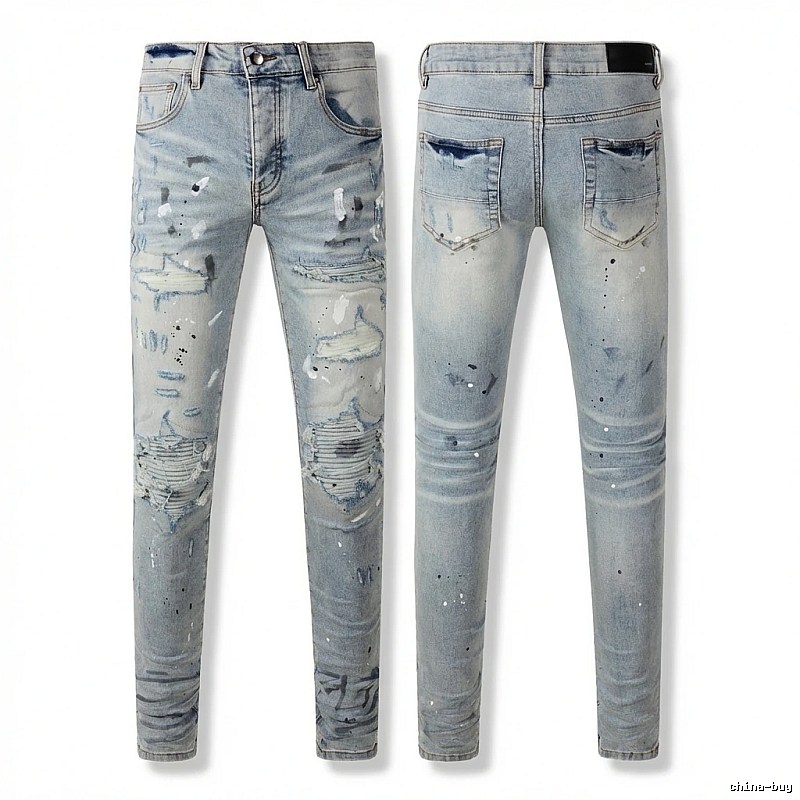 AMI Trendy Cool Series Ripped Jeans