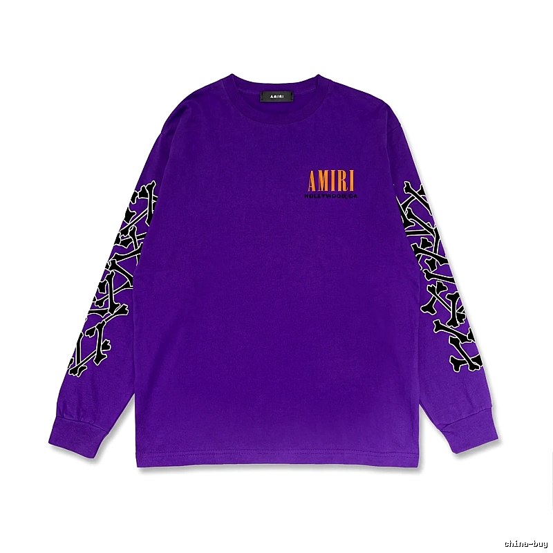 AMIRI dark style purple sweatshirt