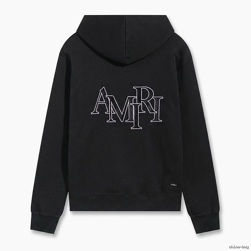 AMIRI letter-style black sweatshirt