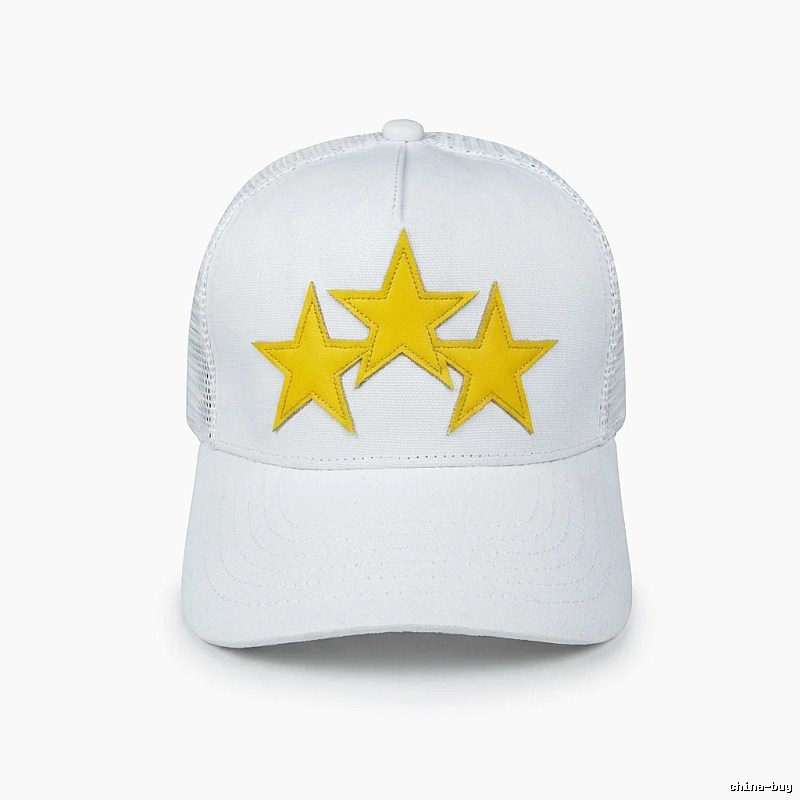 AMIRI Starry Trendy Cool Style White Hat
