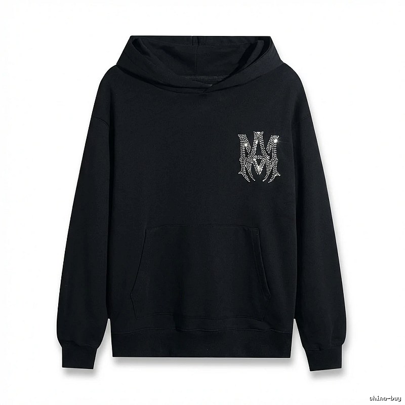 AMIRI's trendy and cool black hoodie