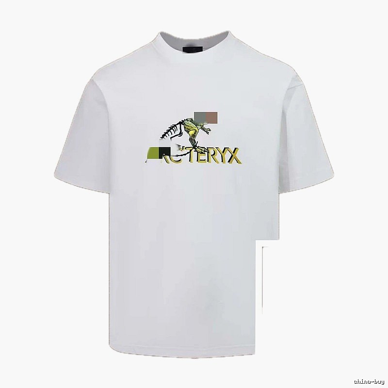 Arc'teryx Dinosaur Print Casual Style White T-Shirt