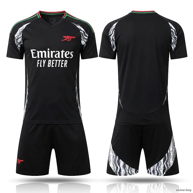 Arsenal retro-style black jersey