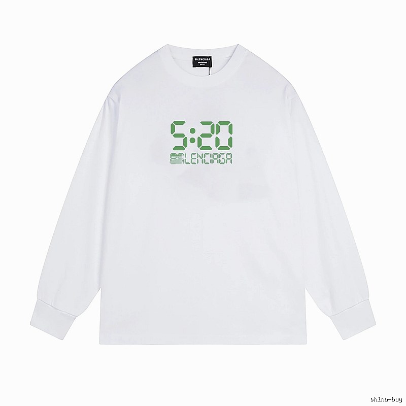 Balenciaga digital-style white T-shirt