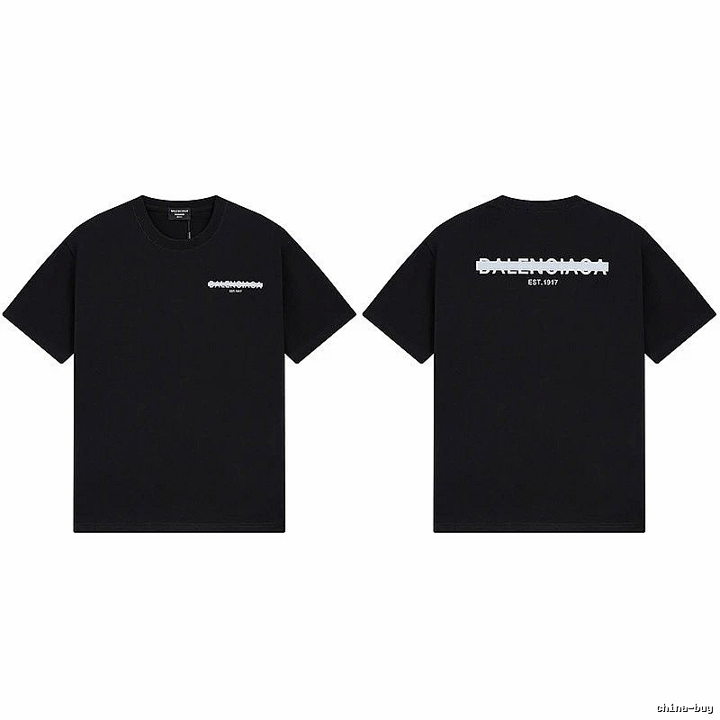 Balenciaga minimalist black T-shirt