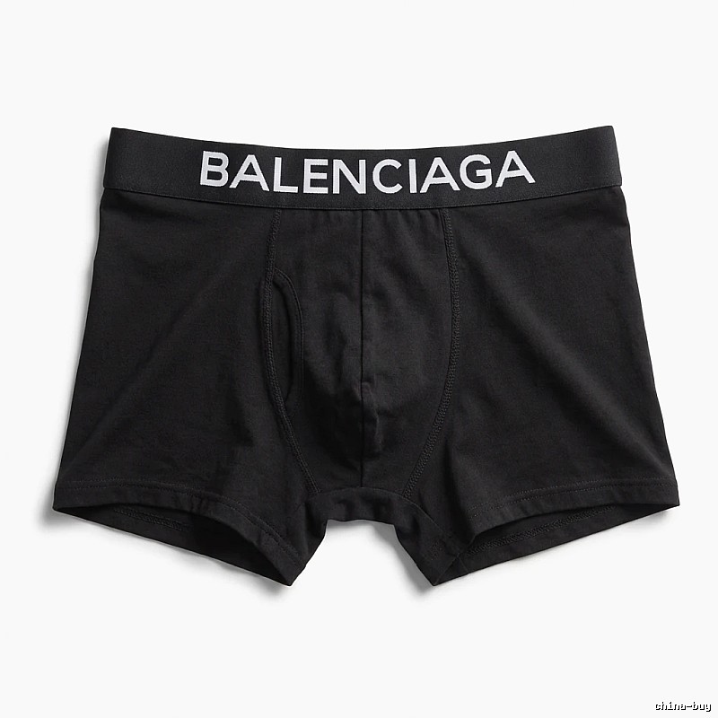 Balenciaga minimalist style black underwear