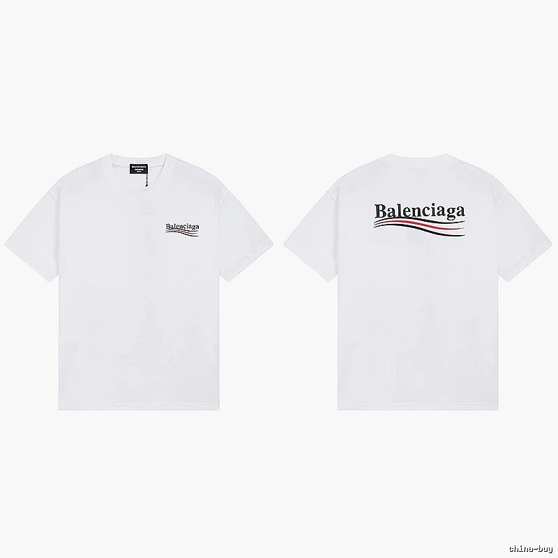 Balenciaga minimalist style white T-shirt