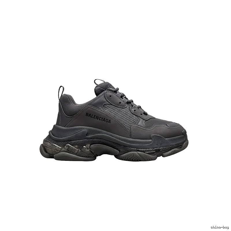 Balenciaga retro black and grey sports shoes