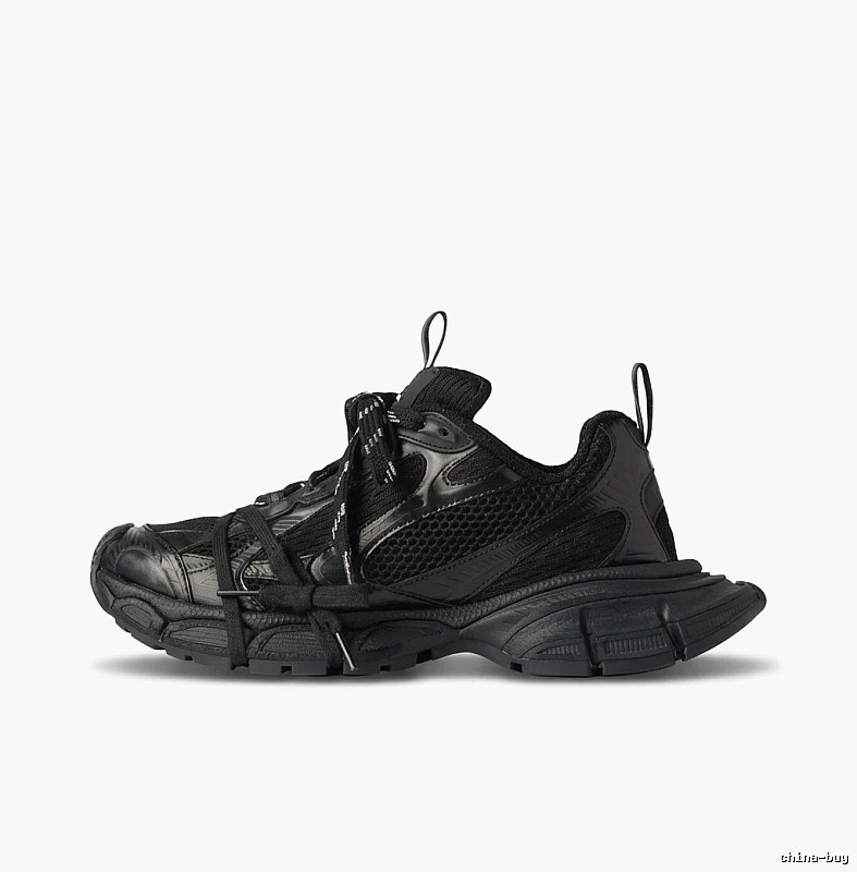 Balenciaga retro black sneakers